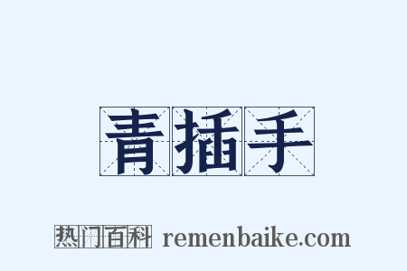 青插手是什么意思的图片
